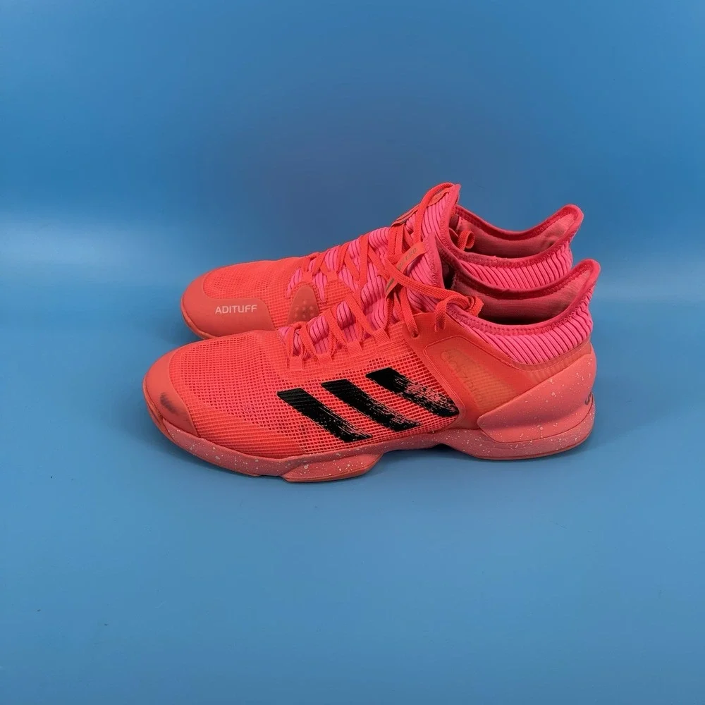 adidas Adizero Ubersonic 2 Tokyo Tennis Shoes Men's 10.5 Red Pink Black FX1806